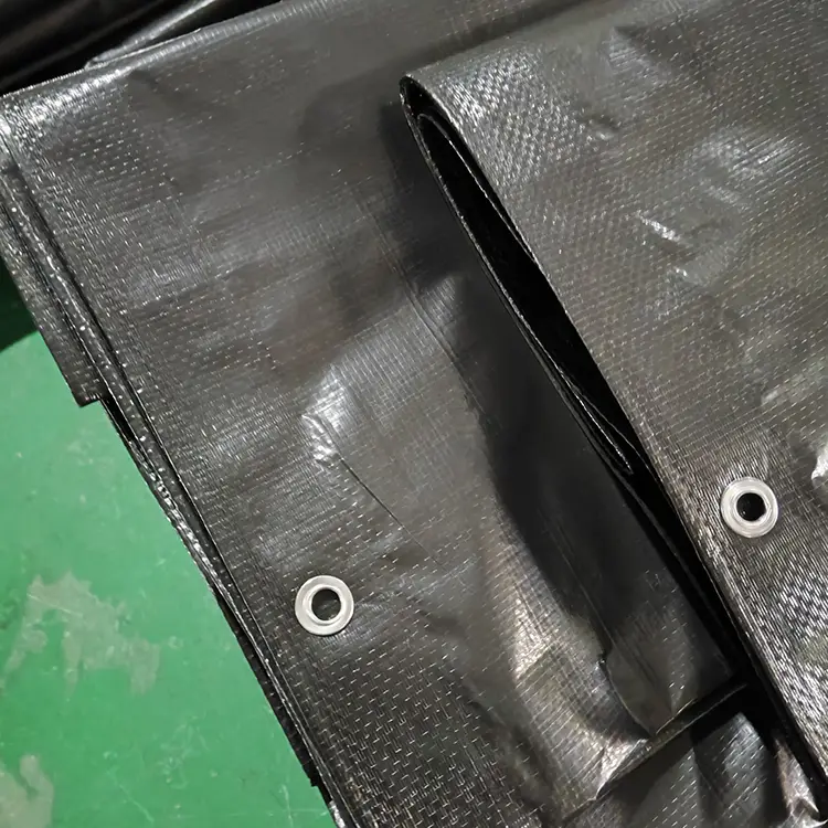 130g Black Virgin PE lona