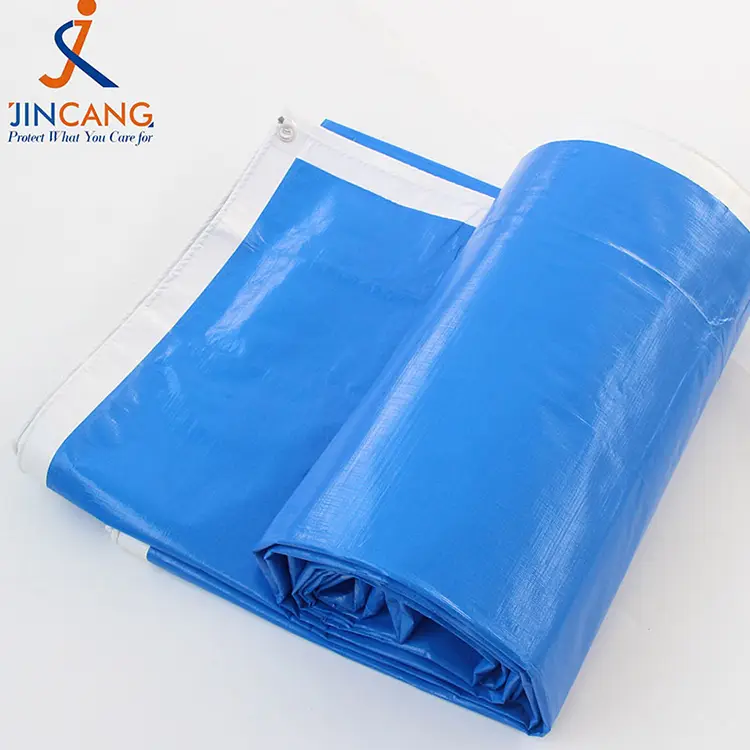 220g Blanco azul con lona impresa en PE