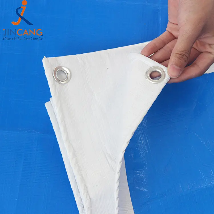 220g Blanco azul con lona impresa en PE