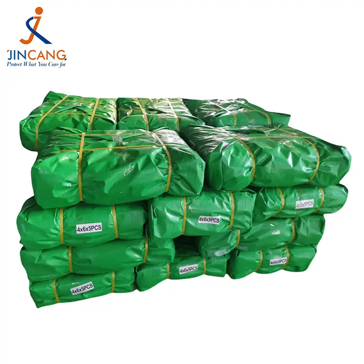 Hierba verde 300 GSM Virgin PE lona